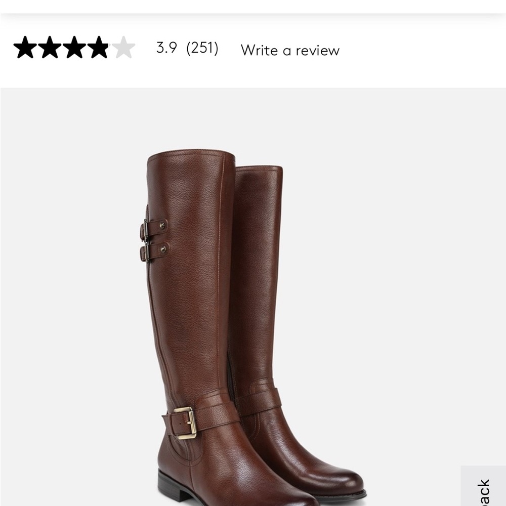 Naturalizer Brown Over the Knee Boots